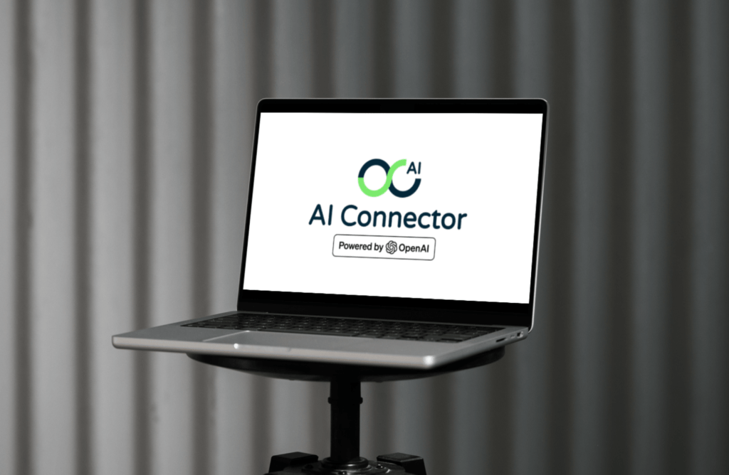 ServiceNow AI Connector on laptop